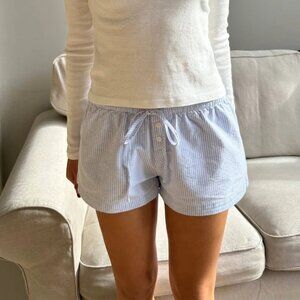Brandy Melville Kiera Tie Striped Boxer Shorts